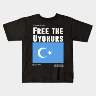 free uighurs Kids T-Shirt